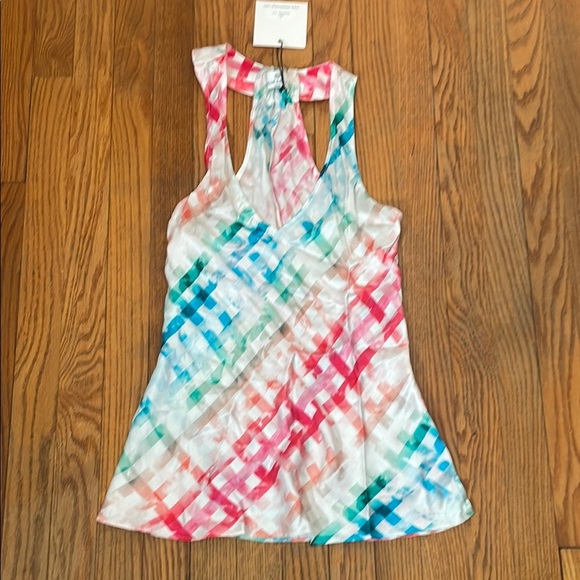 Chloe Kristyn Jessica Cami Sleeveless Blouse Colorful Women's Small NWT - Picture 1 of 6